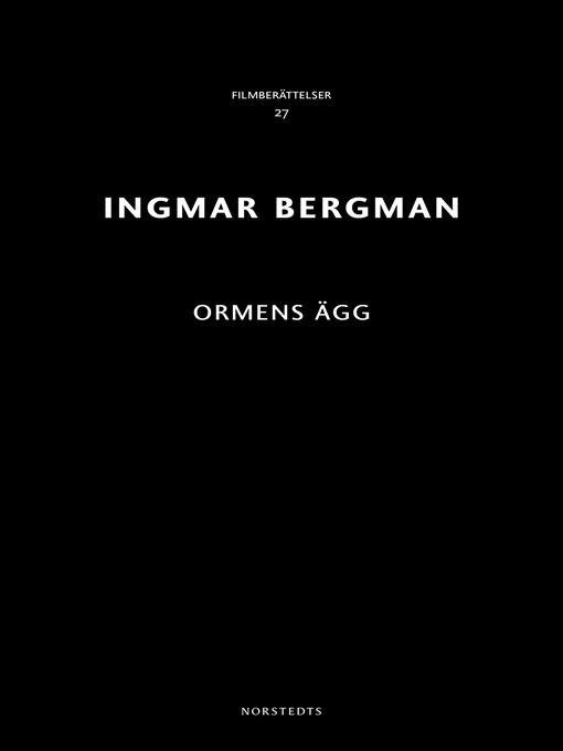 Titeldetaljer för Ormens ägg av Ingmar Bergman - Tillgänglig